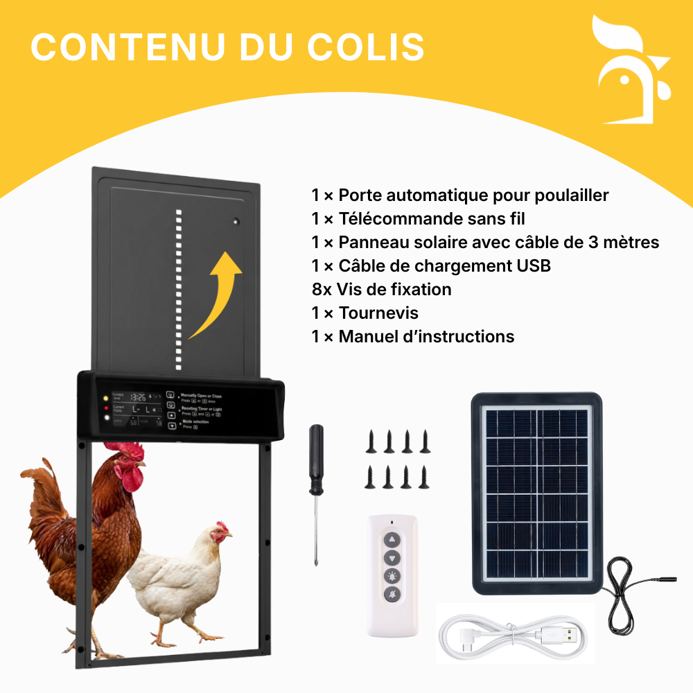 Porte Automatique Solaire - Hateik Maxi